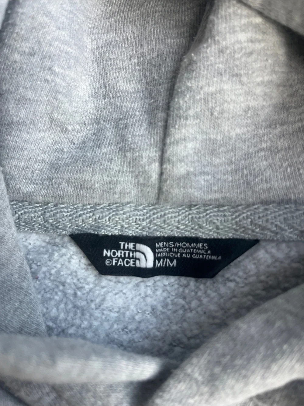 The North Face Men's Light Gray Logo Hoodie